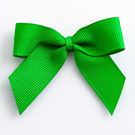 Emerald 5cm Grosgrain Bows - Self Adhesive