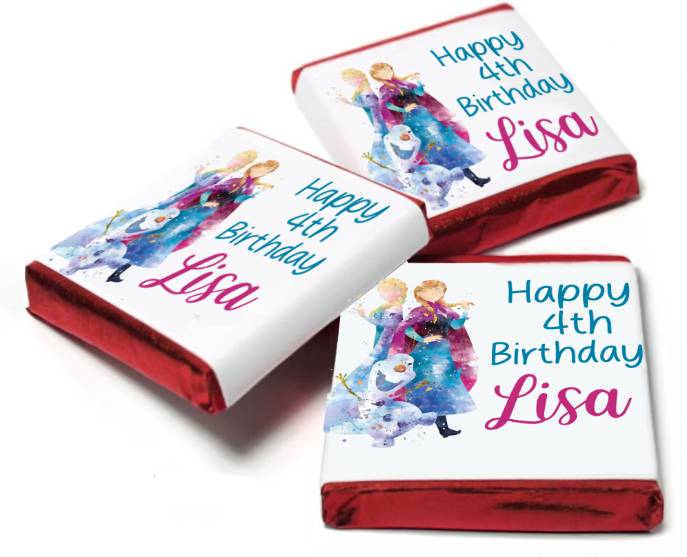 Frozen Personalised Chocolates