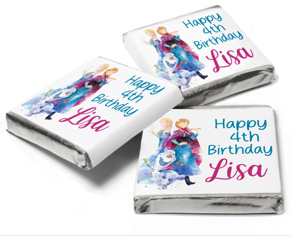 Frozen Personalised Chocolates