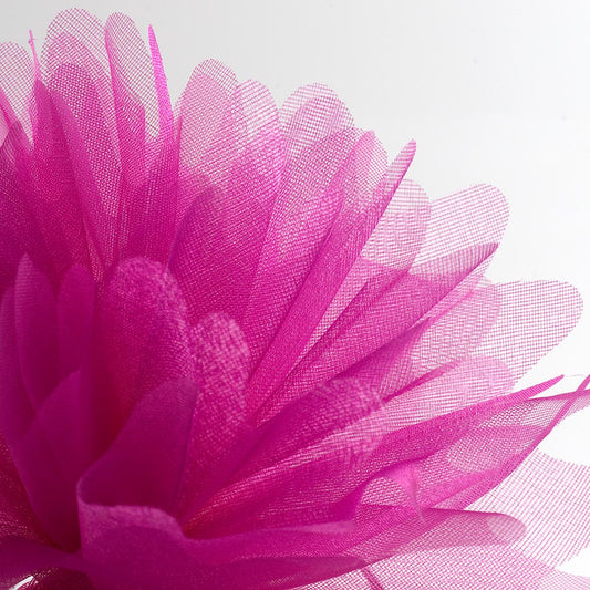Fuchsia Cristal Tulle Peaked Edge Organza Tulles Pack of 50