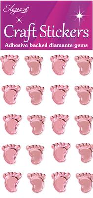 Baby Foot Prints Pink