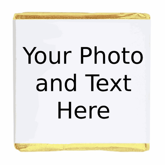 Personalised Own Design Custom Chocolates or Love Heart Rolls Add Own Image Logo and Text