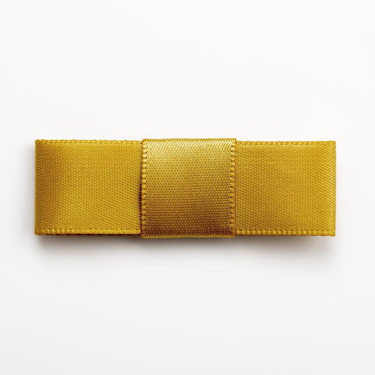 Gold 5cm Dior Satin Bows - Self Adhesive