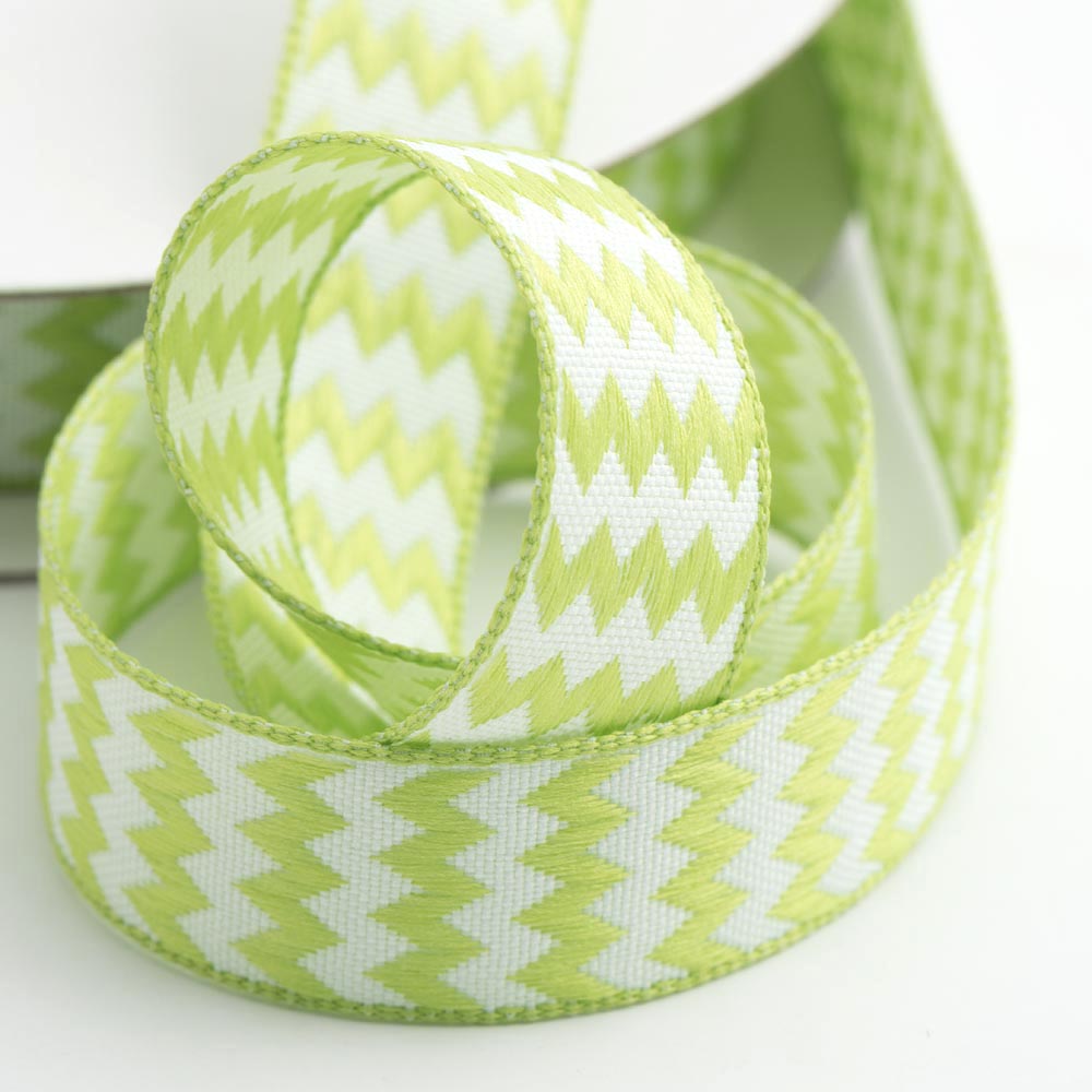 Green Chevron Ribbon