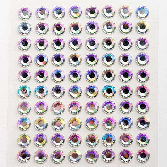 Iridescent Self Adhesive Diamantes