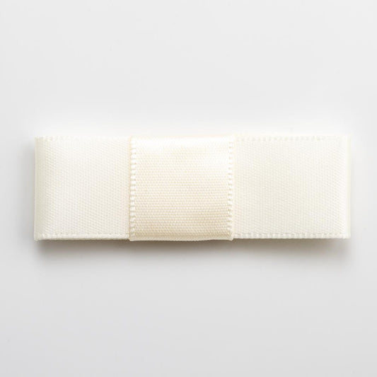 Ivory 5cm Dior Satin Bows - Self Adhesive