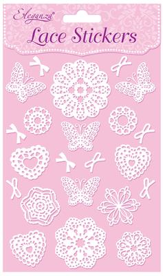 Lace Stickers Pattern Selection B 12 Strips