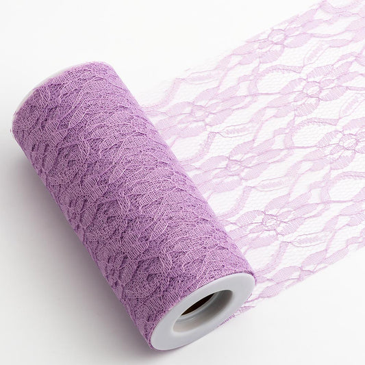 Lilac Lace 15cm 10 Metre Roll