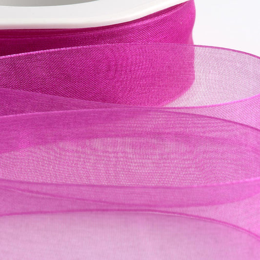 Magenta Organza Ribbon