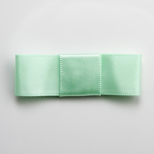 Mint 5cm Dior Satin Bows - Self Adhesive