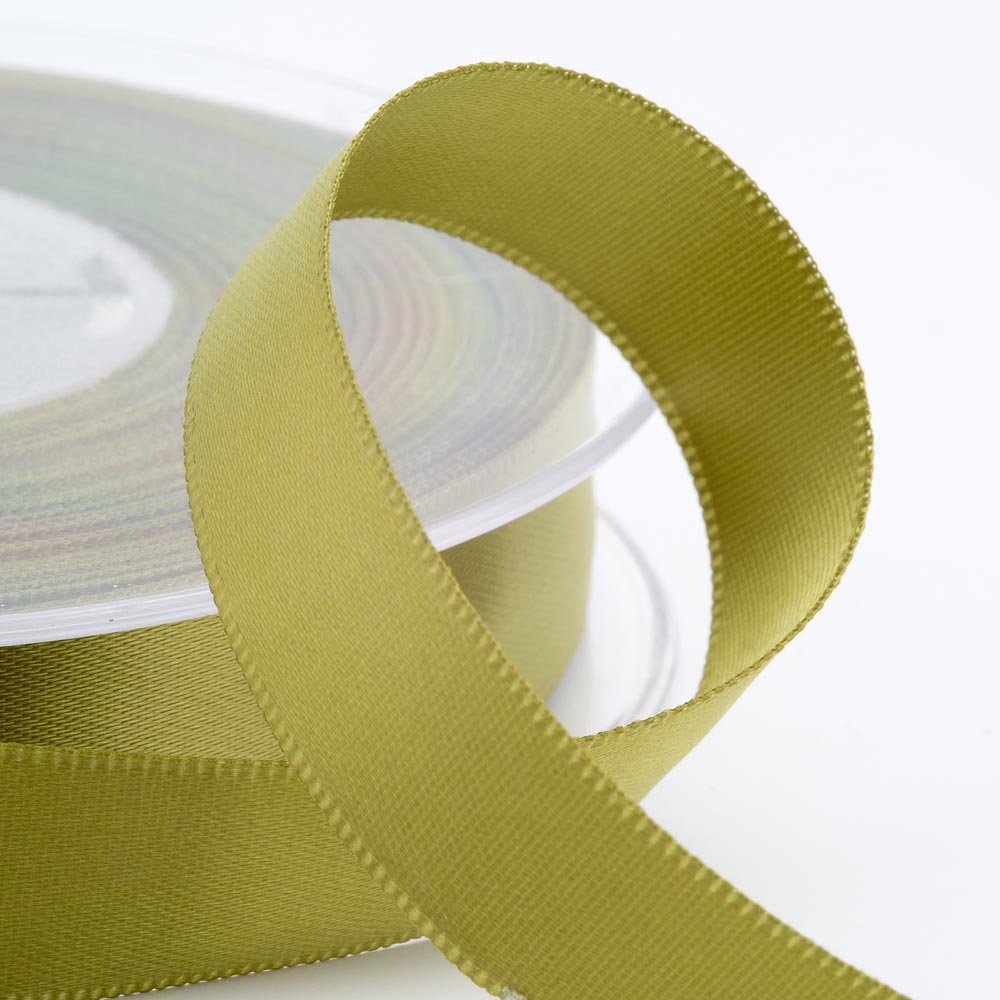 Moss Green Satin Ribbon