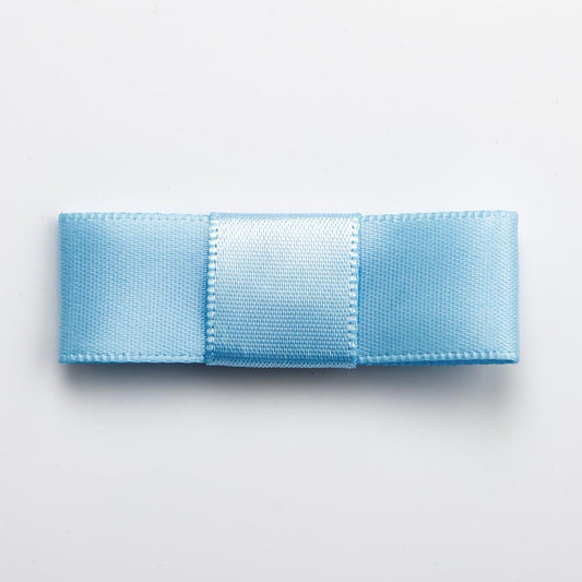 Pale Blue 5cm Dior Satin Bows - Self Adhesive