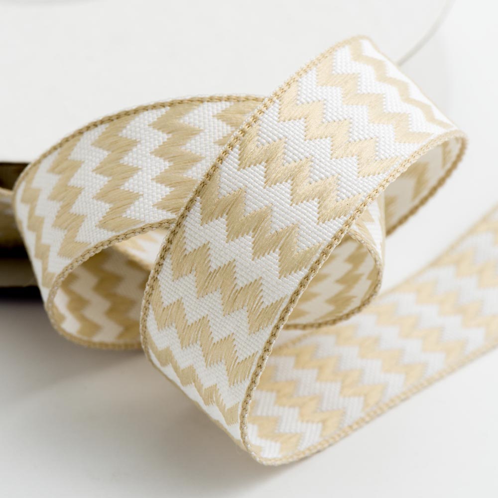 Pale Gold Chevron Ribbon