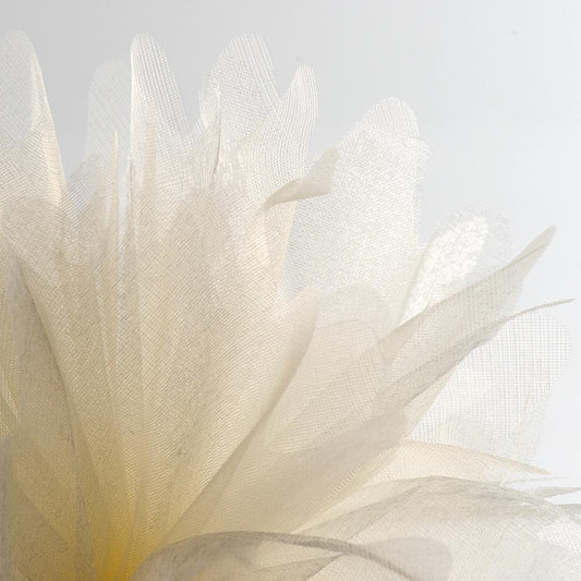 Pale Ivory Cristal Tulle Peaked Edge Organza Tulles Pack of 50