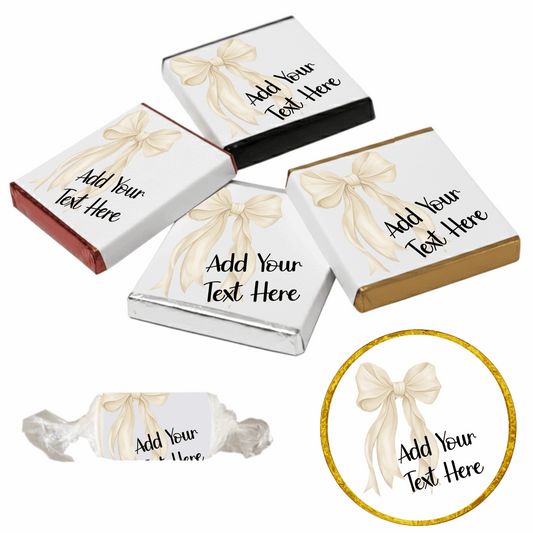 Personalised_chocolate_party_favours_with_ivory_bow