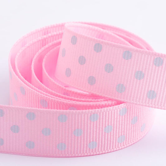 Pink Polka Dot Ribbon