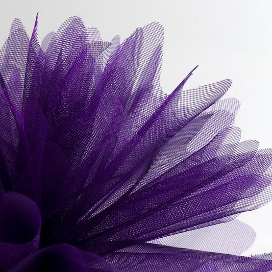 Purple Cristal Tulle Peaked Edge Organza Tulles Pack of 50