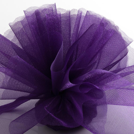 Purple Cristal Tulle Scalloped Edge Organza Tulles Pack of 50