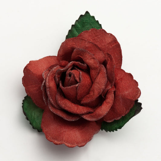 Red Large Open Paper Roses