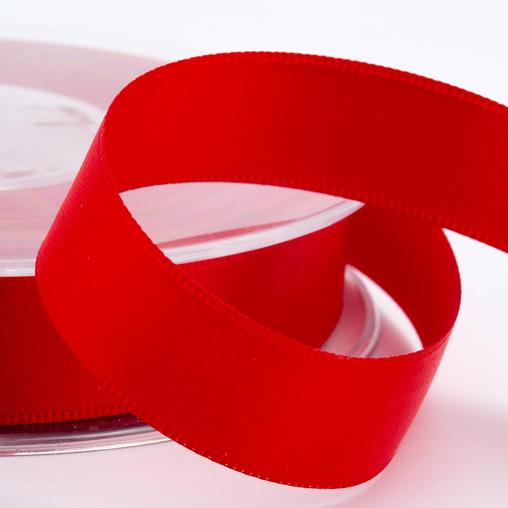 Sec Ribbon Red Satin Ribbon - Perfect Tables