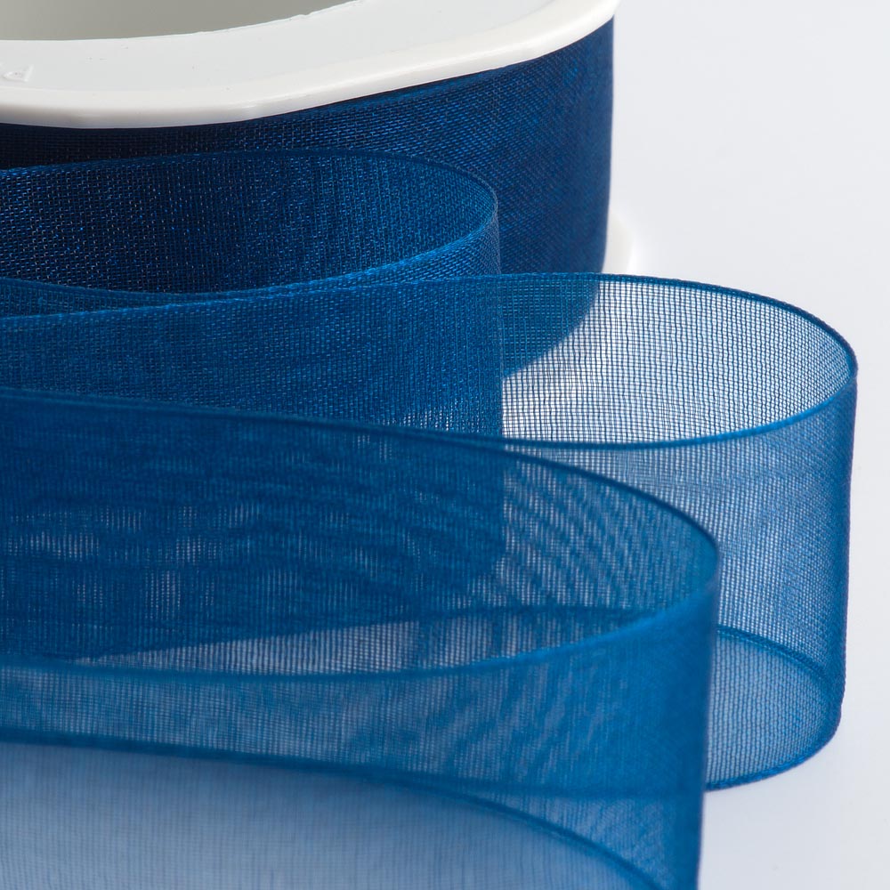 Royal Blue Organza Ribbon