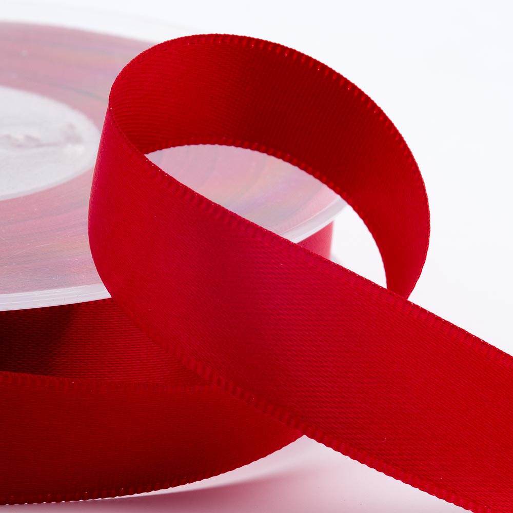 Ruby Ribbons Capri Ruby Satin Ribbon - Perfect Tables