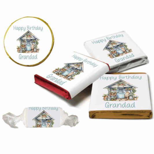 Personalised Garden Shed Chocolate Neapolitan Sweets