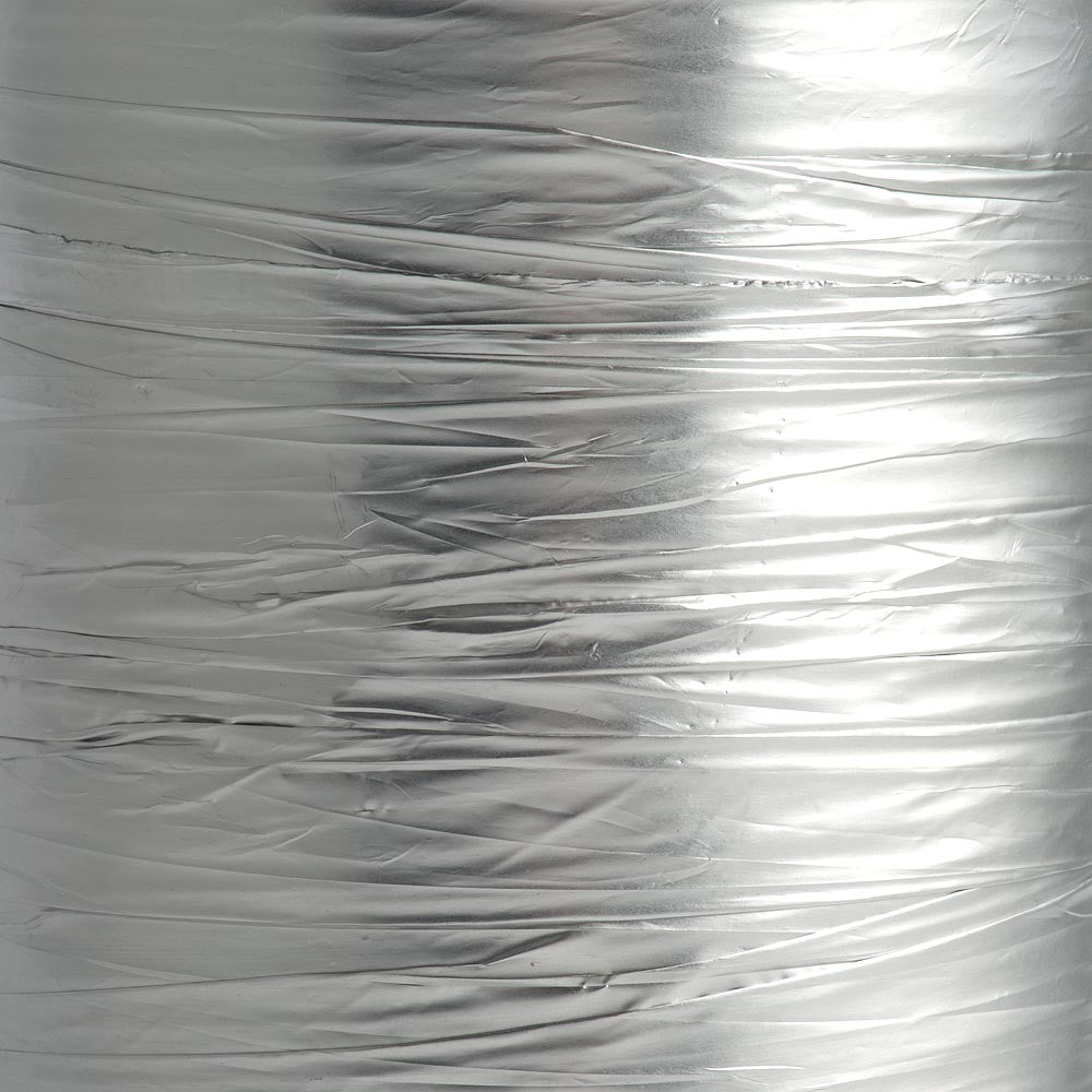 Silver Decor Metallic Foil Ribbon