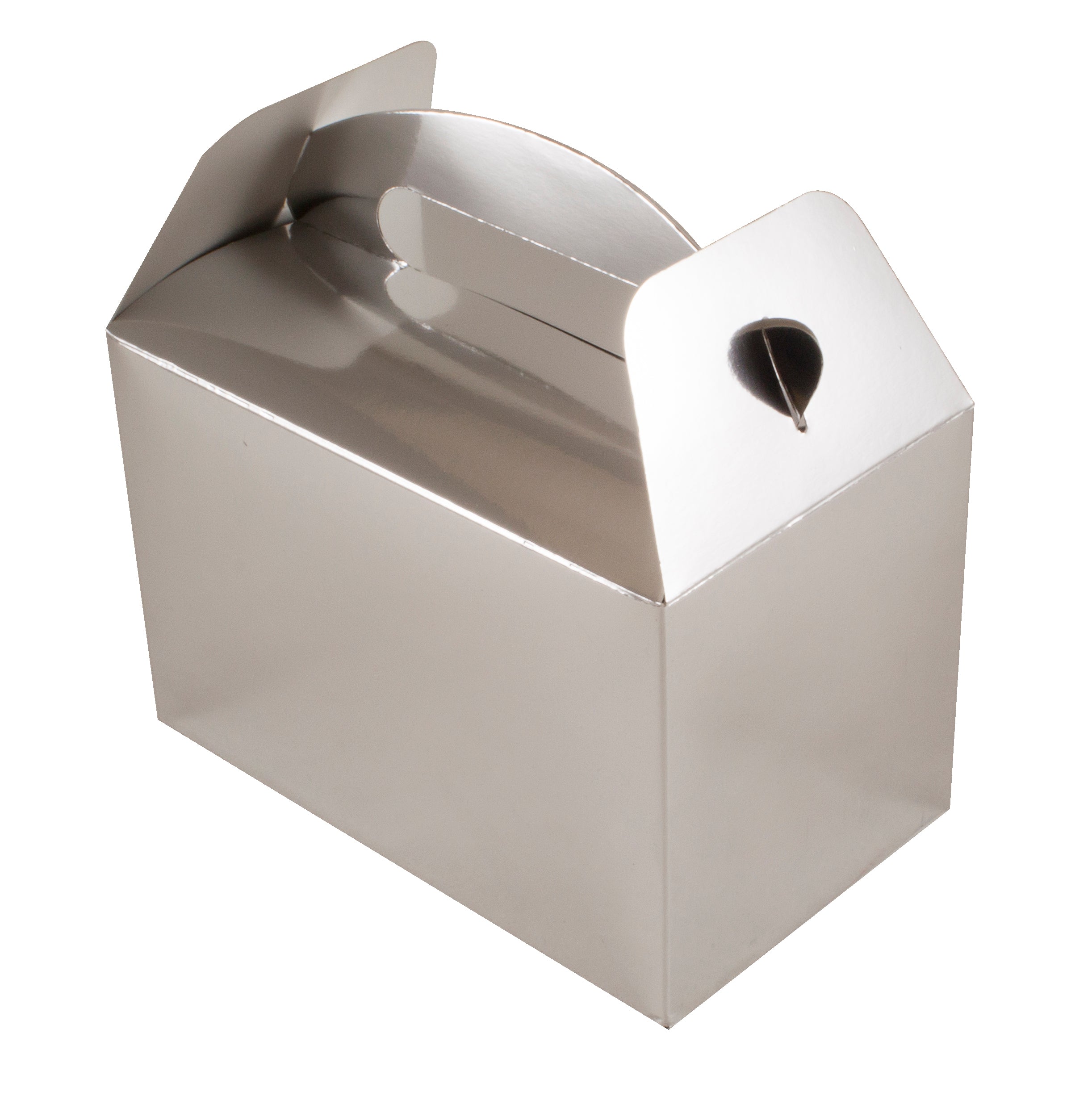 Silver Prom Box Silver Metallic Party Box - Perfect Tables