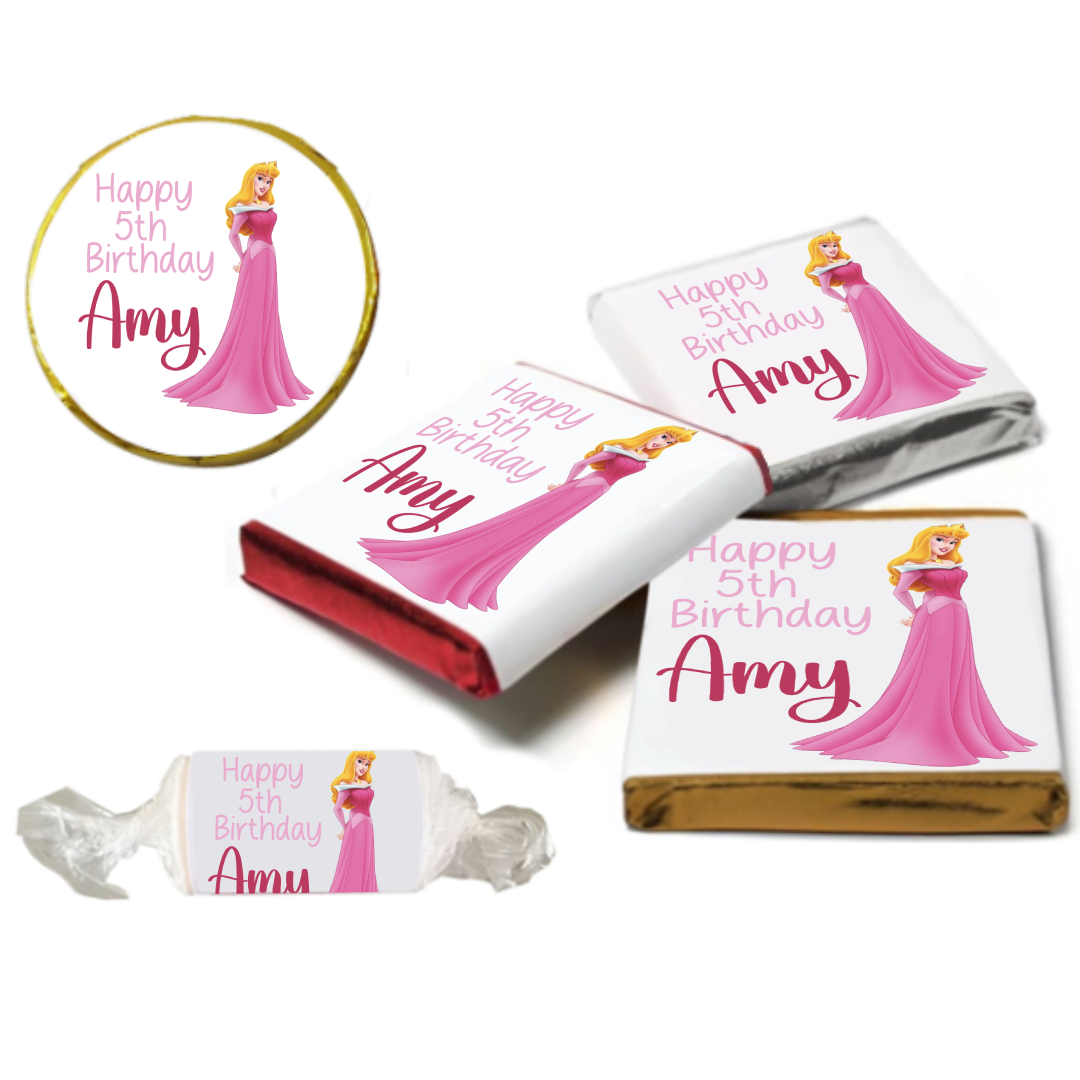 Sleeping Beauty Personalised Chocolates