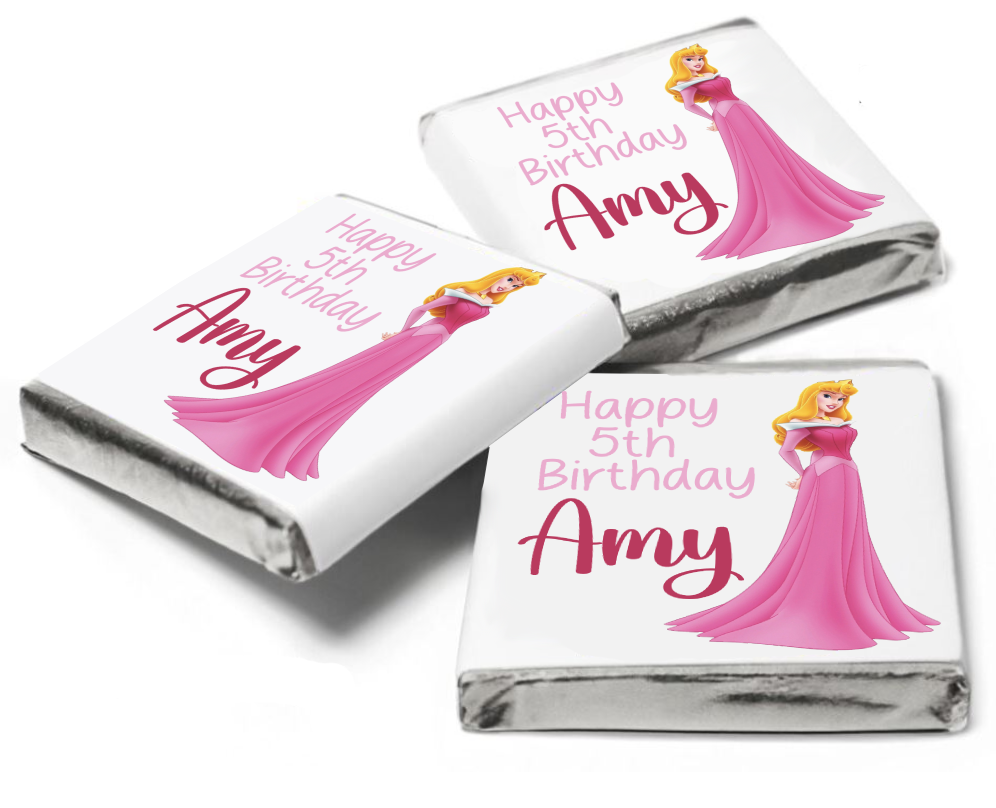 Sleeping Beauty Personalised Chocolates