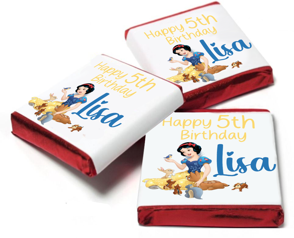 Snow White Personalised Chocolates