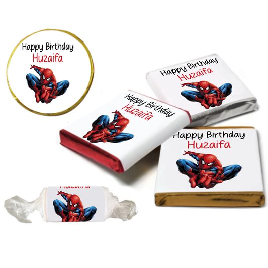 Spiderman Personalised Chocolates