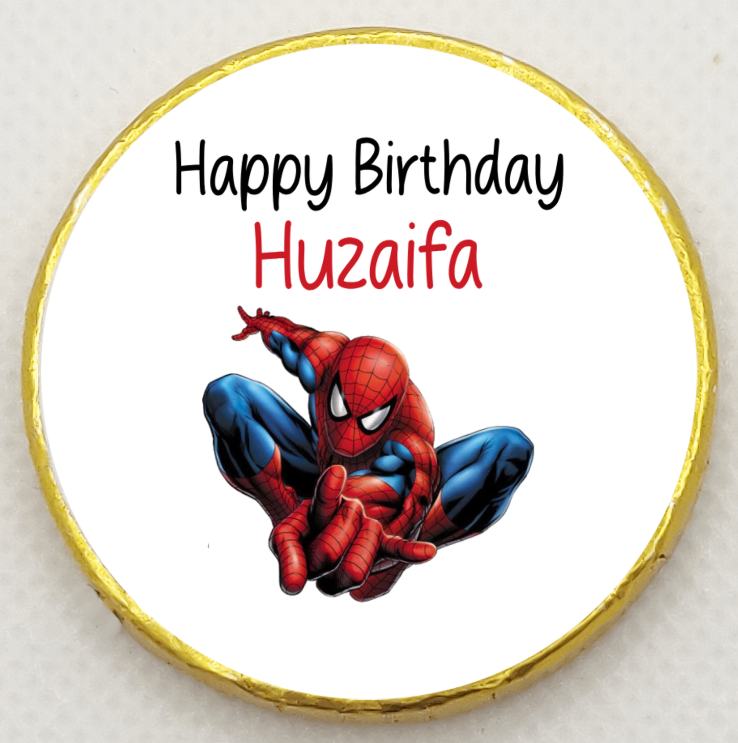 Spiderman Personalised Chocolates