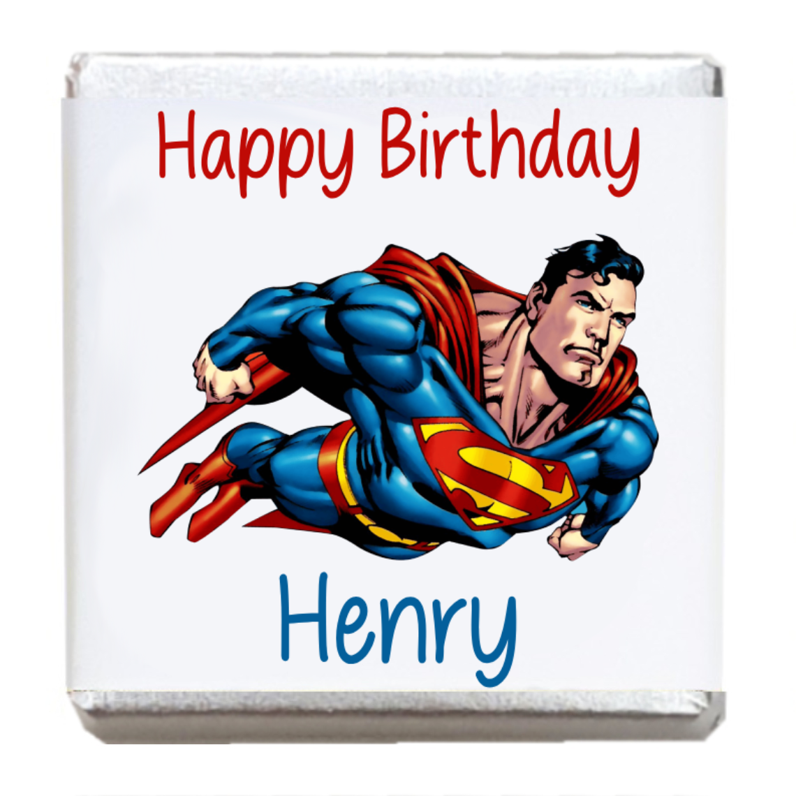 Superman Personalised Chocolates