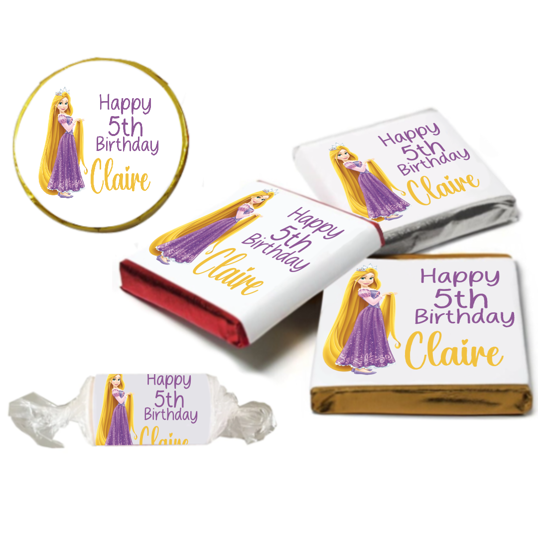 Tangled Rapunzel Personalised Chocolates