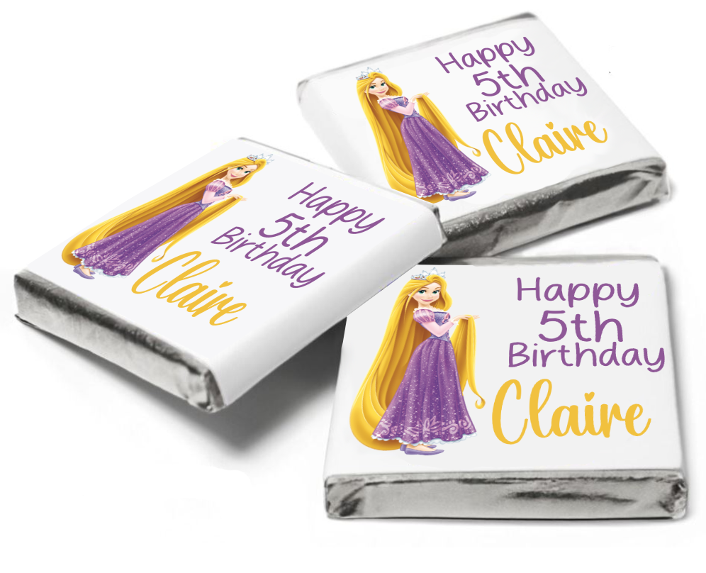 Tangled Rapunzel Personalised Chocolates