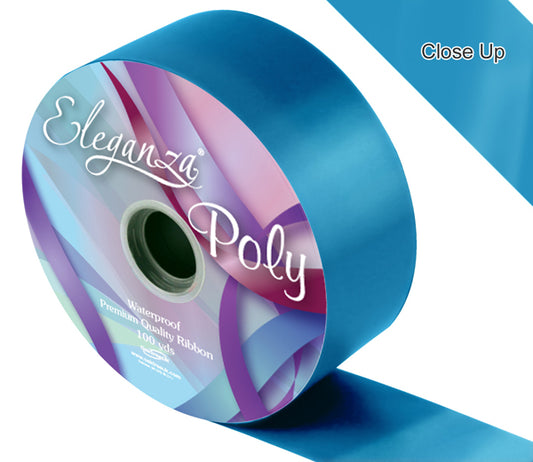 Turquoise 50mm Poly Ribbon No.55