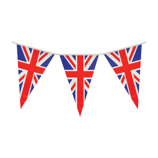 3.9m (11 Flags) Union Jack Pennant Flag Bunting