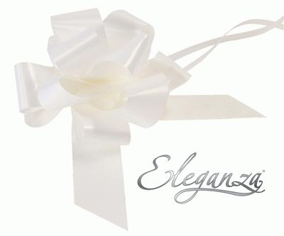 White 50mm Poly Pullbow No.01