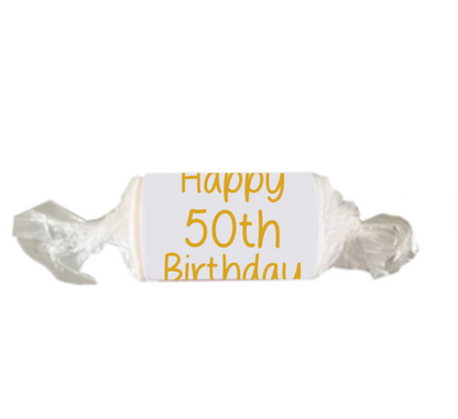 Personalised Written Chocolate Neapolitan Sweets for Birthdays, Weddings, Anniversary, Baby Shower, Christmas etc Custom Text