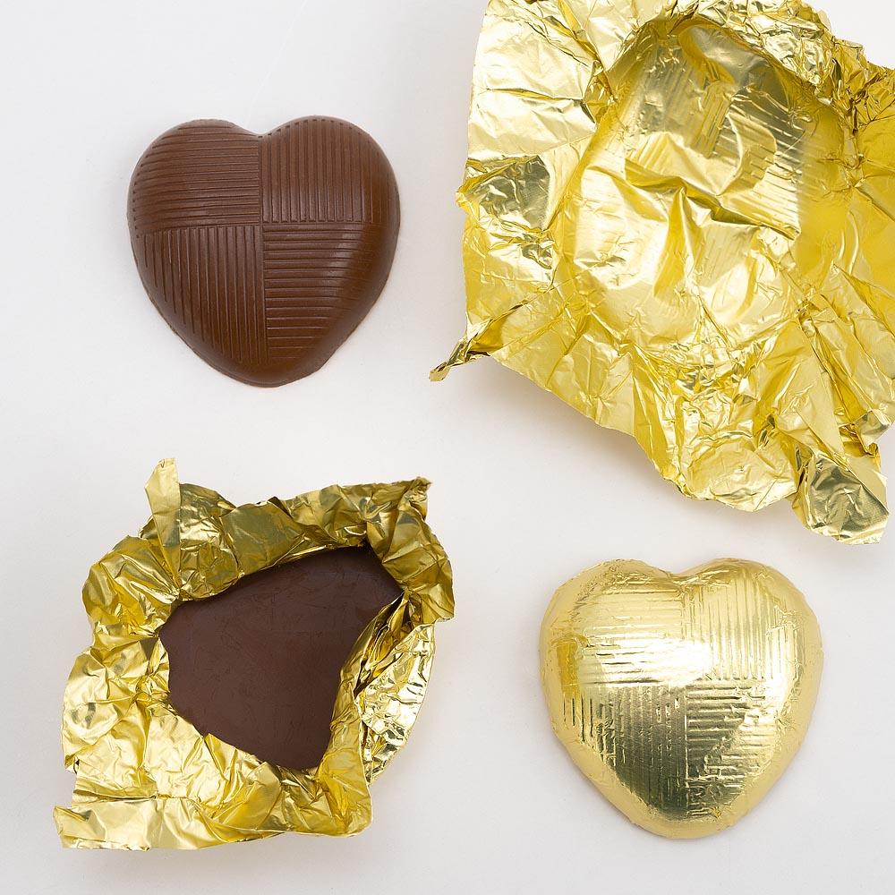 Chocolate Hearts Foil Wrapped Wedding Party Favour Christmas Valentine Birthday