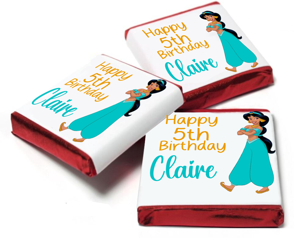 Jasmine Aladdin Personalised Chocolates