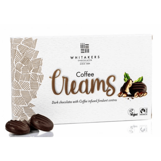 Whitakers Coffee Fondant Creams Gift Box Dark Chocolate