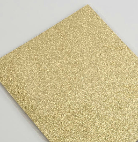 Gold A4 Glitter Card 250gsm Per Sheet