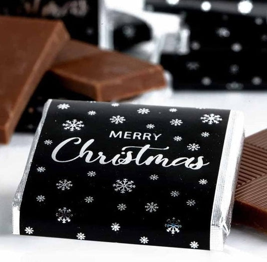 Merry Christmas Black Neapolitan - Milk Chocolate