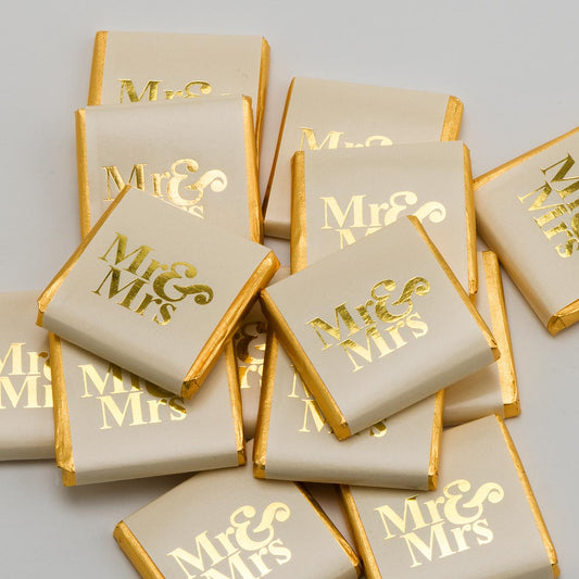 Mr & Mrs - Gold Neapolitan - Milk Chocolate