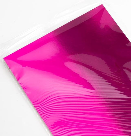 Pink A4 Mirror Card 250gsm