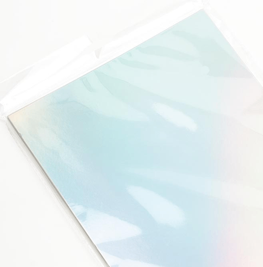 Rainbow Shimmer Holographic Card 250gsm