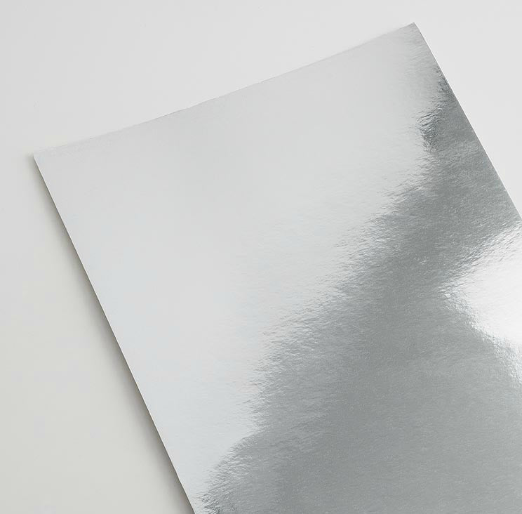 Silver A4 Mirror Card 250gsm Per Sheet